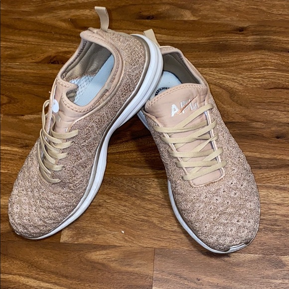 apl gold sneakers